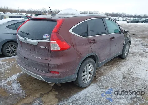 2016 Honda Cr-V Ex-L from USA, damaged, VIN 5J6RM4H79GL108592